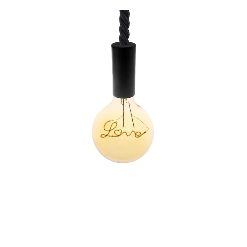 LED Žarulja FILAMENT VINTAGE LOVE G125 E27/2W/230V 2000K