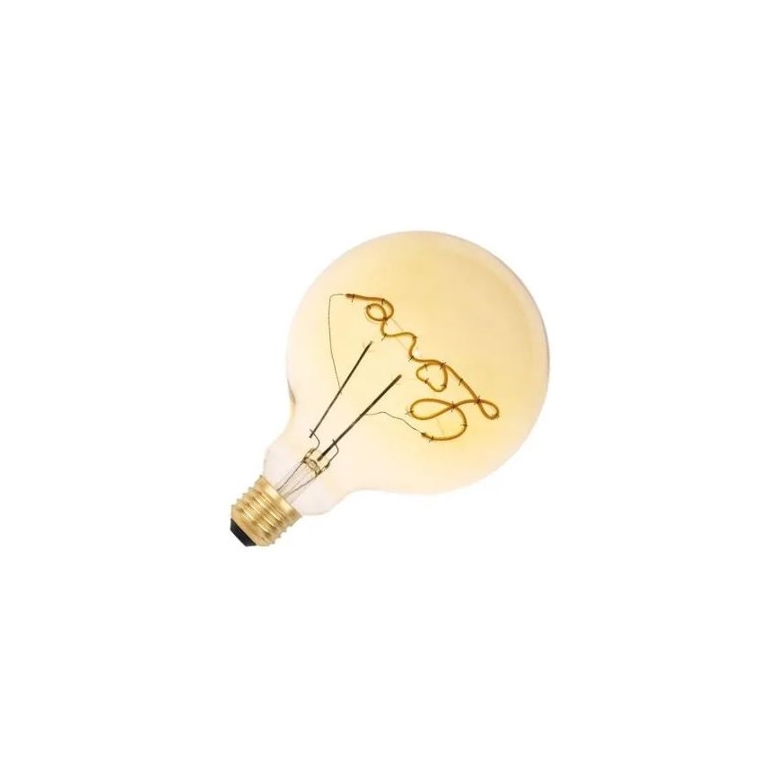 LED Žarulja FILAMENT VINTAGE LOVE G125 E27/2W/230V 2000K