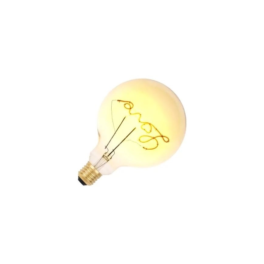 LED Žarulja FILAMENT VINTAGE LOVE G125 E27/2W/230V 2000K