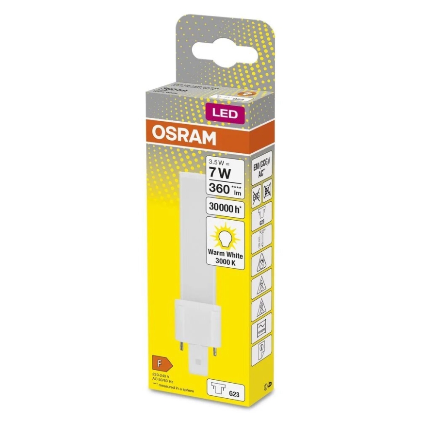LED Žarulja G23/3,5W/230V 3000K - Osram