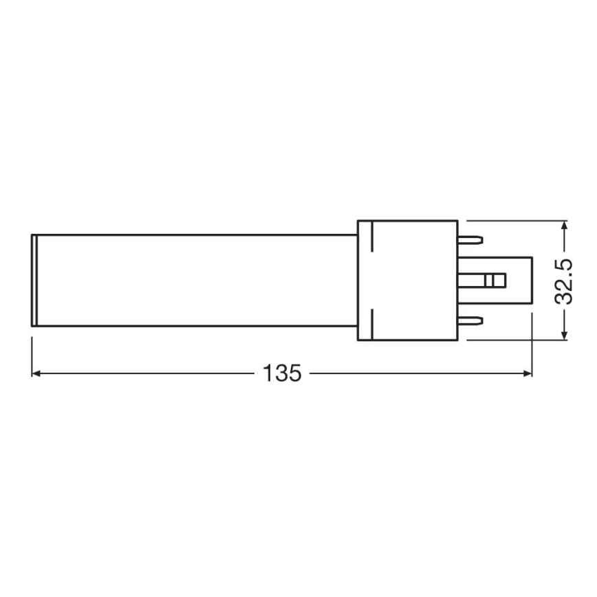 LED Žarulja G23/3,5W/230V 3000K - Osram