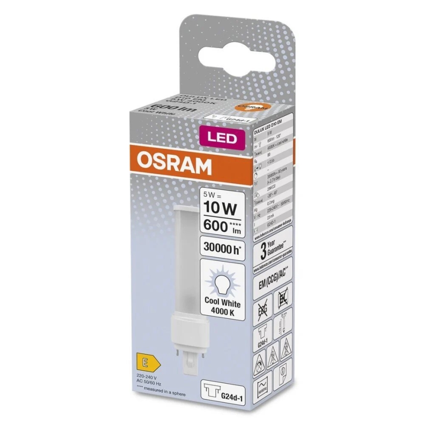 LED Žarulja G24d-1/5W/230V 4000K - Osram