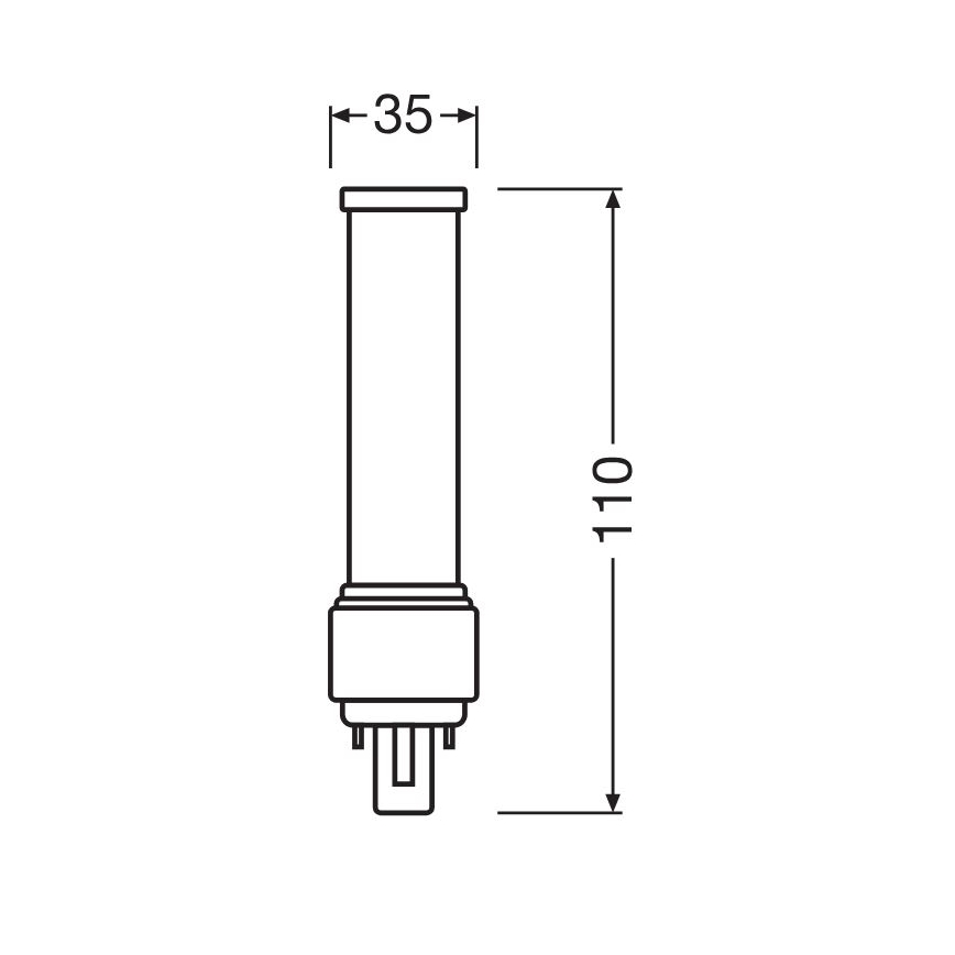 LED Žarulja G24d-1/5W/230V 4000K - Osram