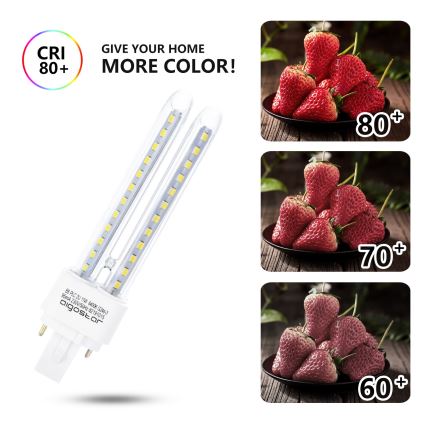 LED Žarulja G24D-3/11W/230V 6500K - Aigostar