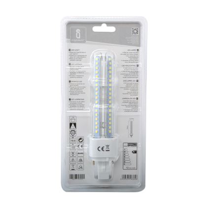 LED Žarulja G24D-3/12W/230V 6500K - Aigostar