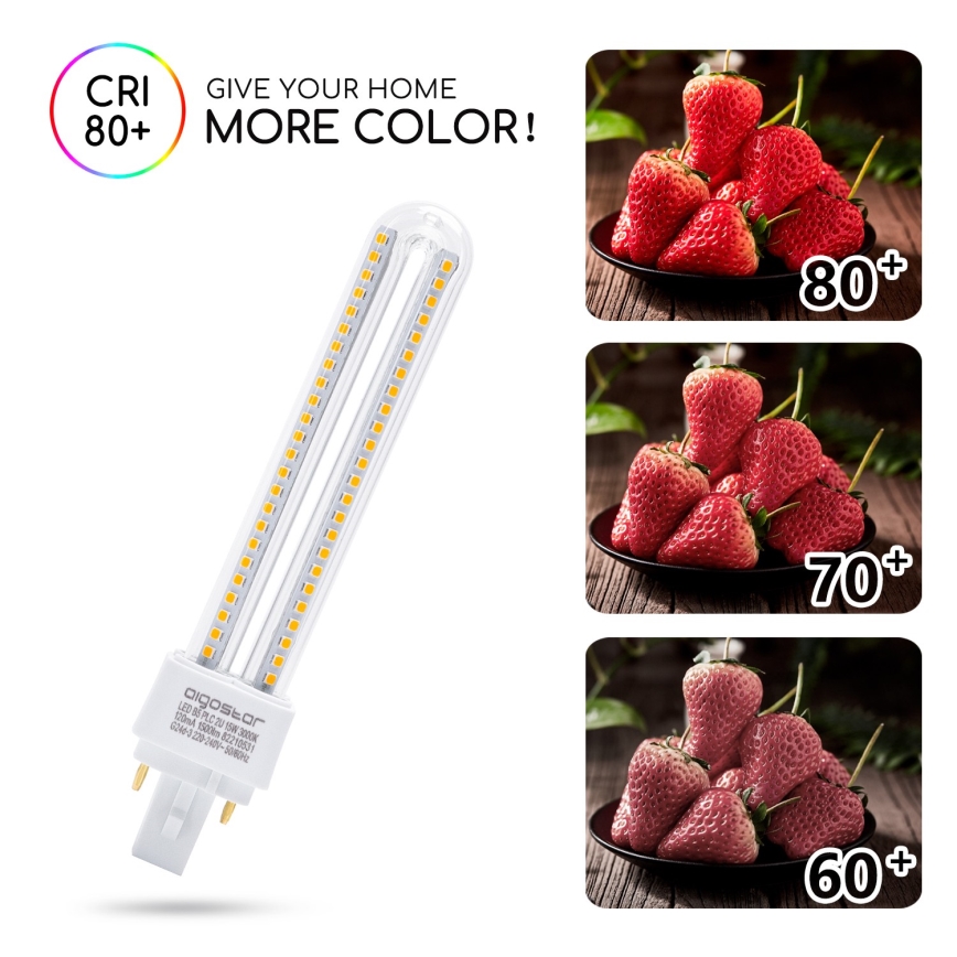 LED Žarulja G24D-3/15W/230V 3000K - Aigostar