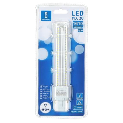 LED Žarulja G24D-3/15W/230V 6500K - Aigostar