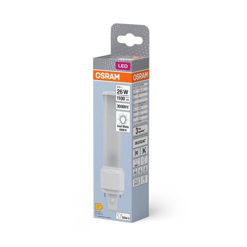 LED Žarulja G24d-3/9W/230V 4000K - Osram