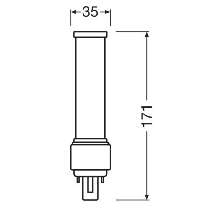 LED Žarulja G24d-3/9W/230V 4000K - Osram