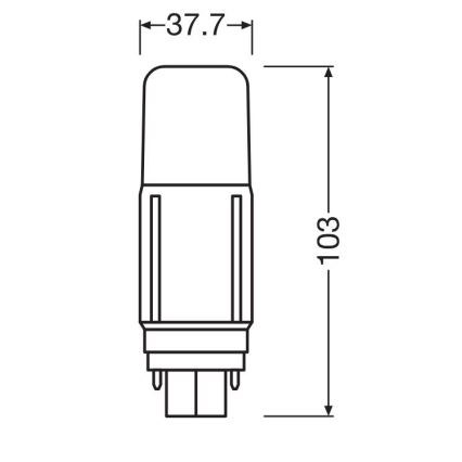 LED Žarulja G24d/5,5W/230V 4000K - Osram