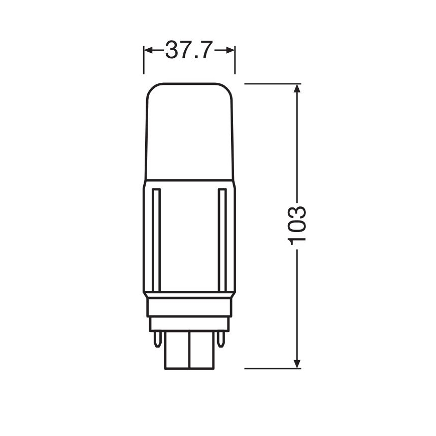 LED Žarulja G24d/5,5W/230V 4000K - Osram