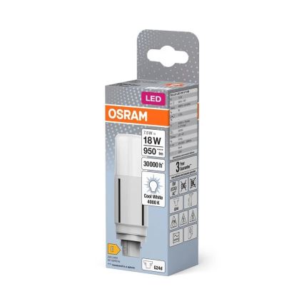 LED Žarulja G24d/7,5W/230V 4000K - Osram