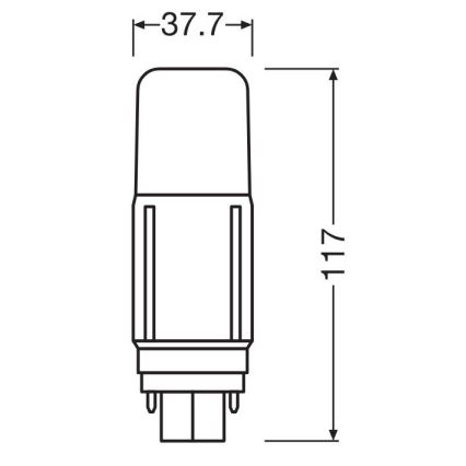LED Žarulja G24d/7,5W/230V 4000K - Osram
