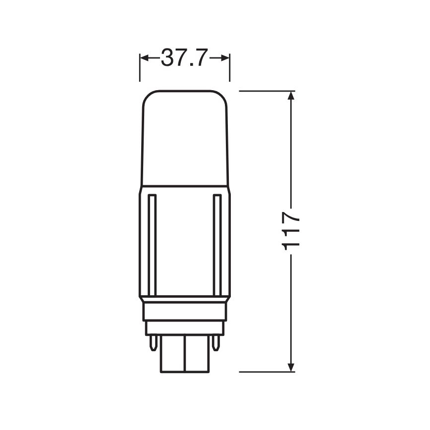 LED Žarulja G24d/7,5W/230V 4000K - Osram