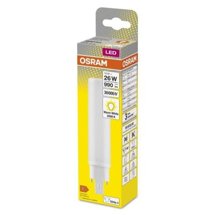 LED Žarulja G24q-3/10W/230V 3000K - Osram