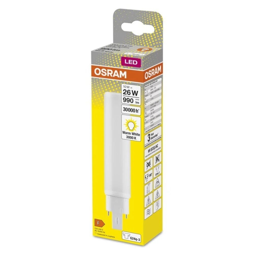 LED Žarulja G24q-3/10W/230V 3000K - Osram