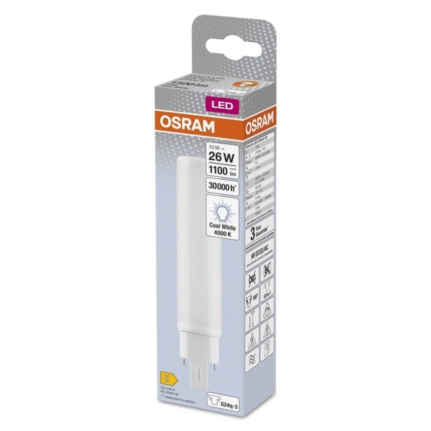 LED Žarulja G24q-3/10W/230V 4000K - Osram