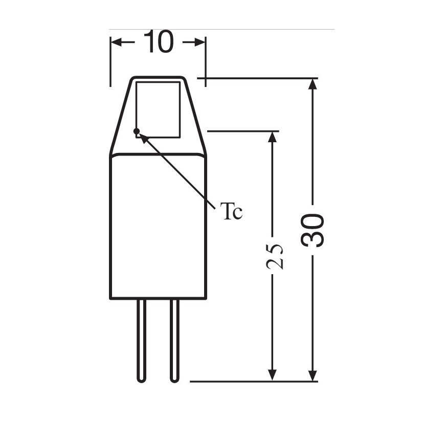 LED Žarulja G4/10W/12V 2700K - Osram