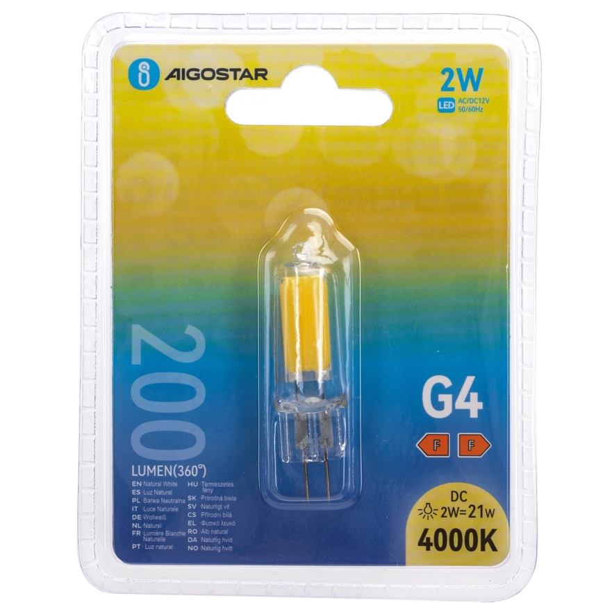 LED žarulja G4/2W/12V 4000K - Aigostar