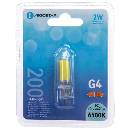 LED žarulja G4/2W/12V 6500K - Aigostar