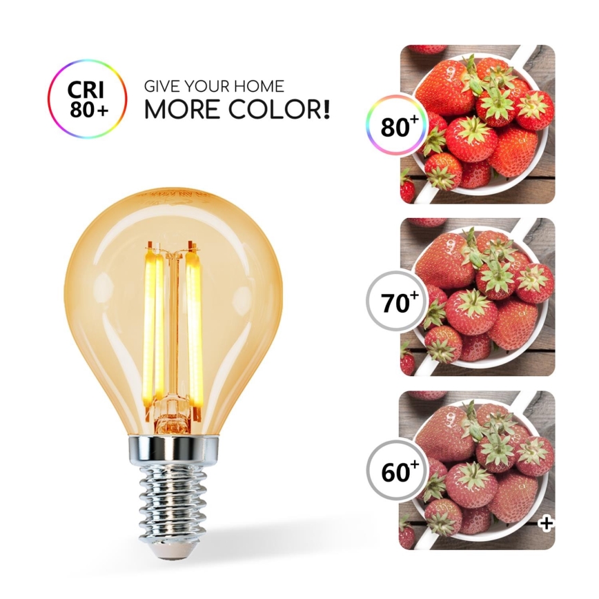 LED Žarulja G45 E14/4W/230V 2200K - Aigostar