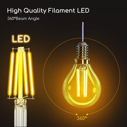 LED Žarulja G45 E14/4W/230V 2700K - Aigostar