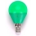 LED Žarulja G45 E14/4W/230V zelena - Aigostar