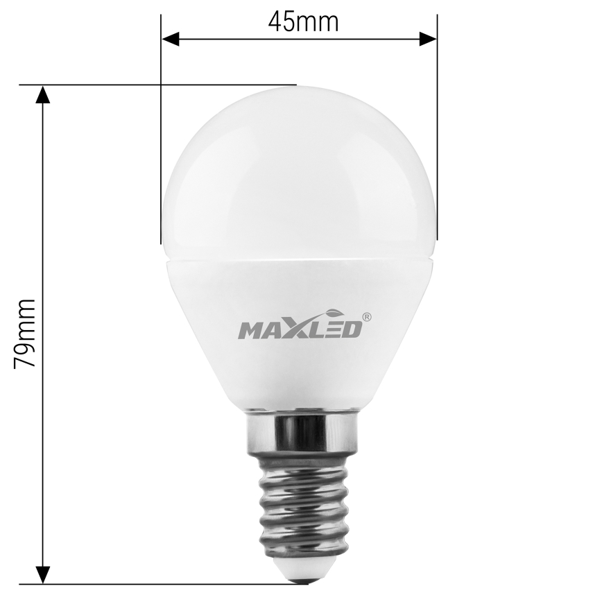 LED Žarulja G45 E14/7W/230V 4000K