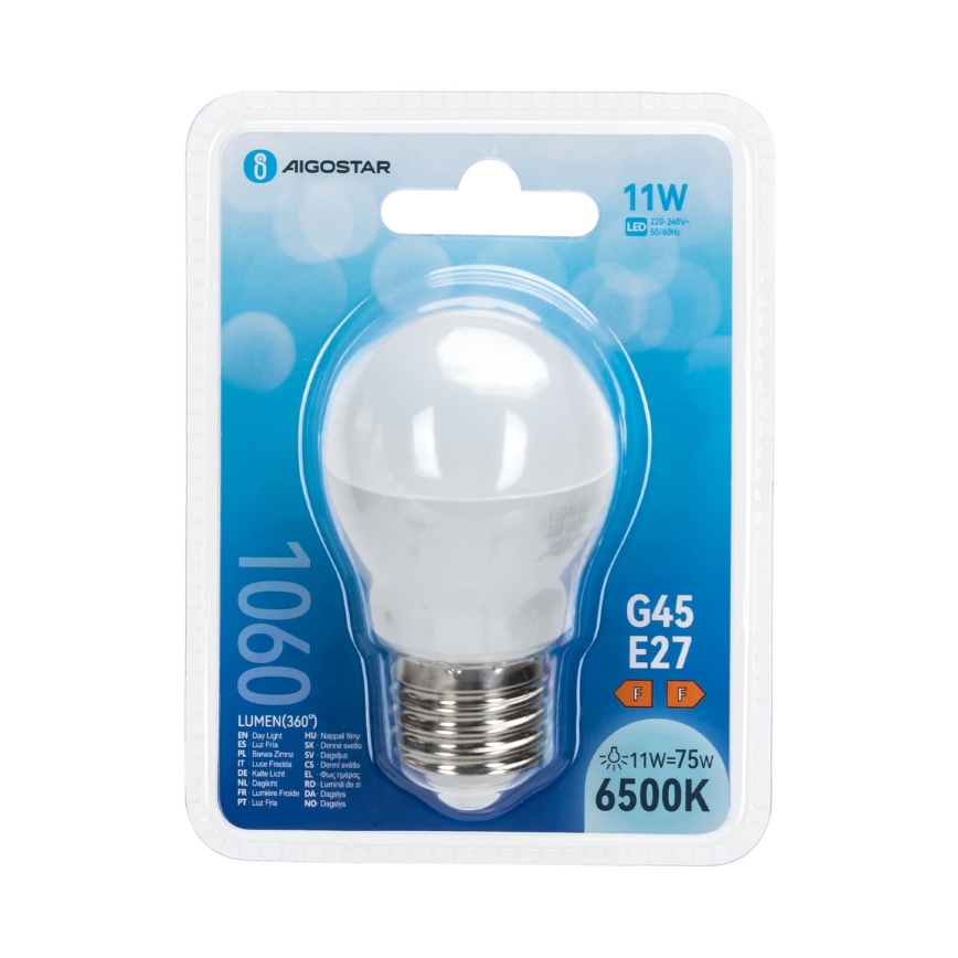 LED žarulja G45 E27/11W/230V 6500K - Aigostar