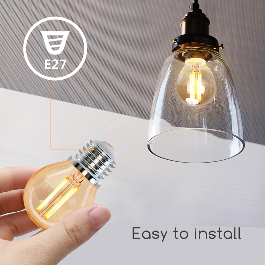 LED Žarulja G45 E27/4W/230V 2200K - Aigostar