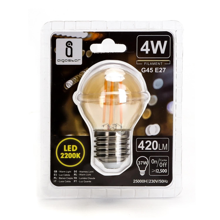LED Žarulja G45 E27/4W/230V 2200K - Aigostar