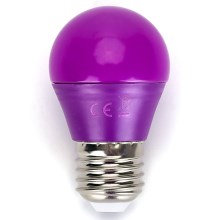 LED Žarulja G45 E27/4W/230V ljubičasta - Aigostar