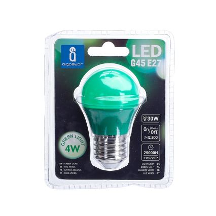 LED Žarulja G45 E27/4W/230V zelena - Aigostar