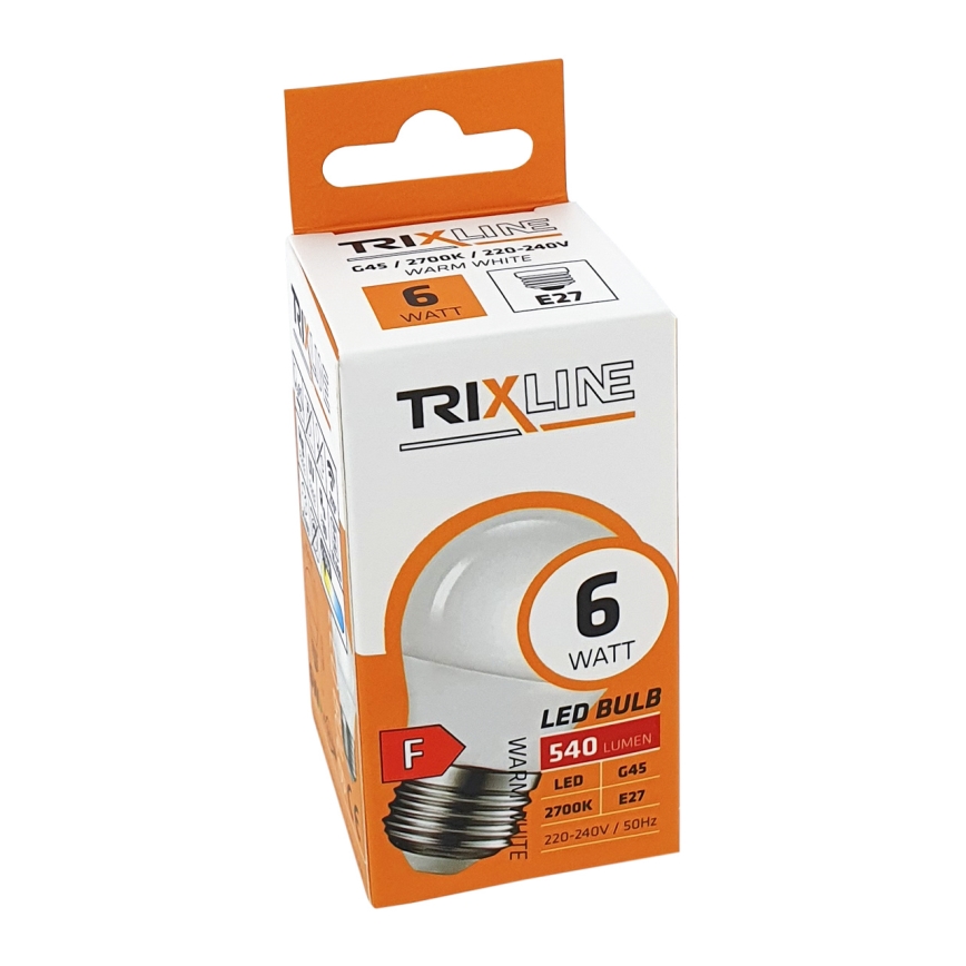 LED Žarulja G45 E27/6W/230V 2700K