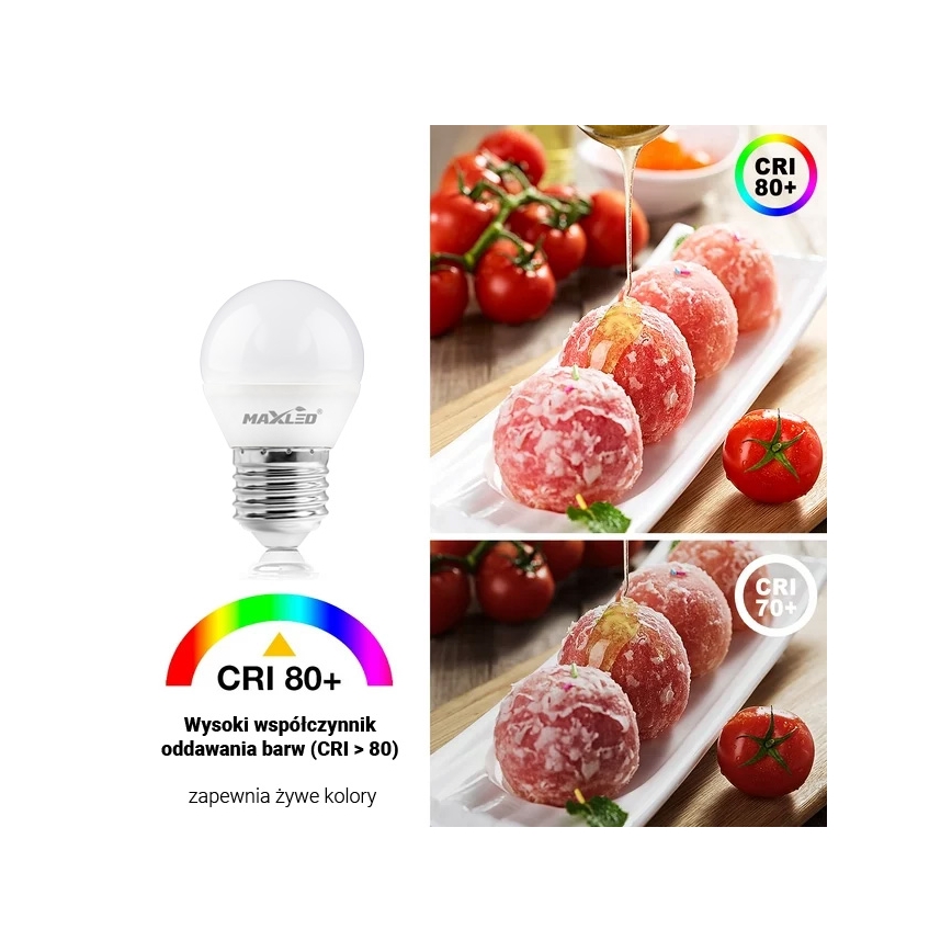 LED Žarulja G45 E27/8W/230V 4000K