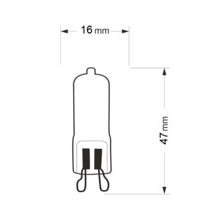 LED žarulja G9/2,5W/230V 3000K