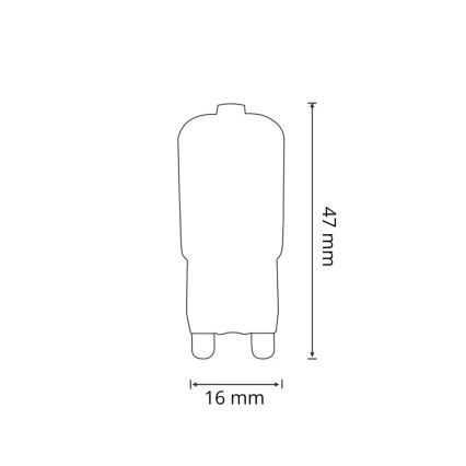 LED Žarulja G9/2,5W/230V 6400K