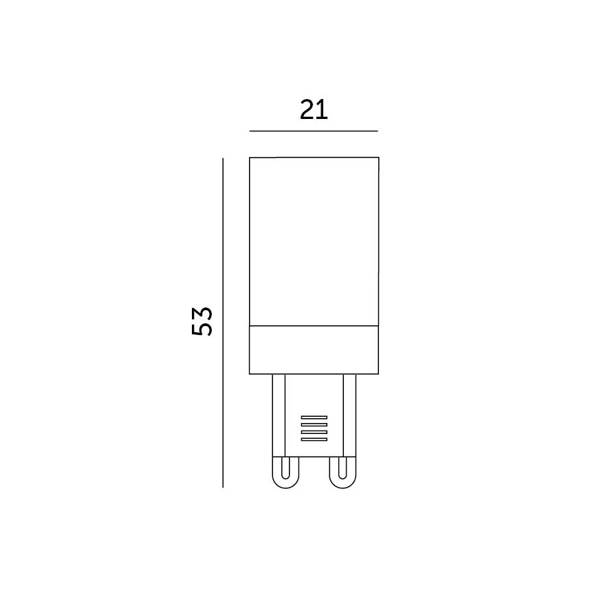 LED Žarulja G9/3W/230V 3000K 100°