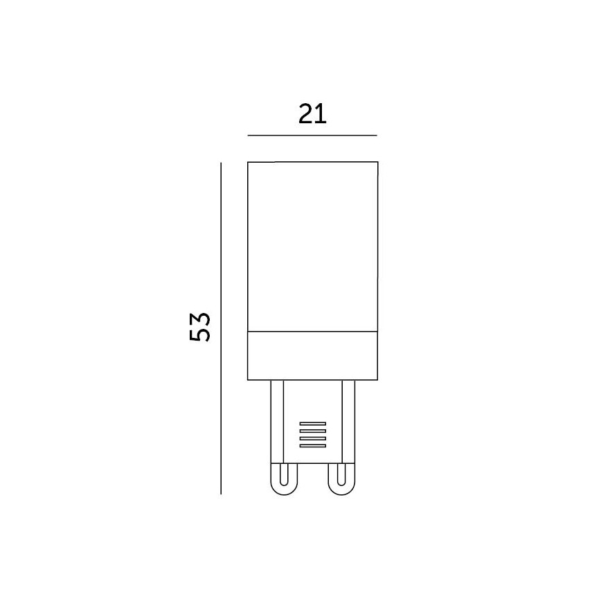 LED Žarulja G9/3W/230V 6000K 100°