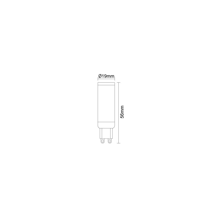 LED žarulja G9/4,6W/230V 2800K