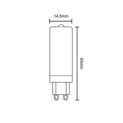 LED Žarulja G9/4W/230V 2800K