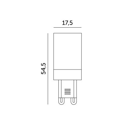 LED Žarulja G9/4W/230V 6000K