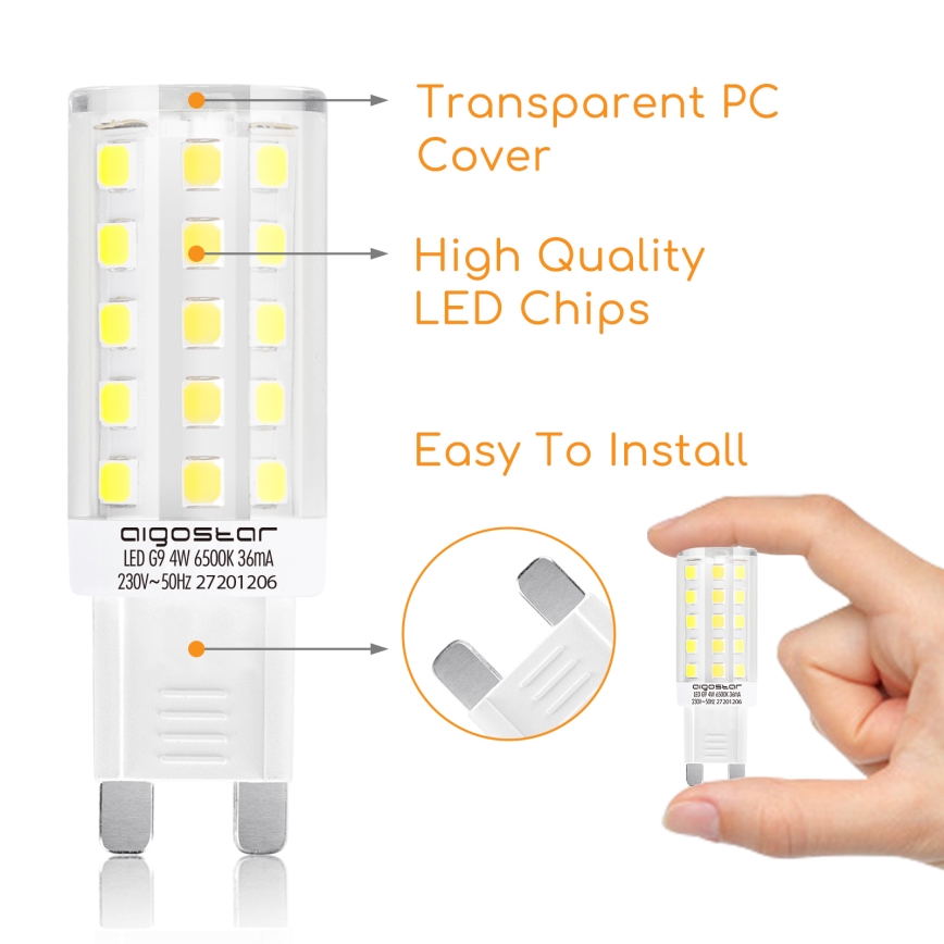 LED Žarulja G9/4W/230V 6500K - Aigostar