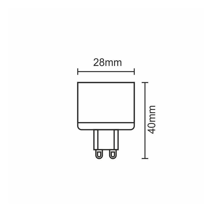 LED Žarulja G9/5W/230V 4000K