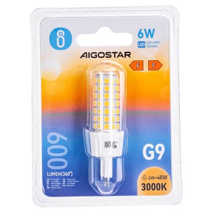 LED Žarulja G9/6W/230V 3000K - Aigostar