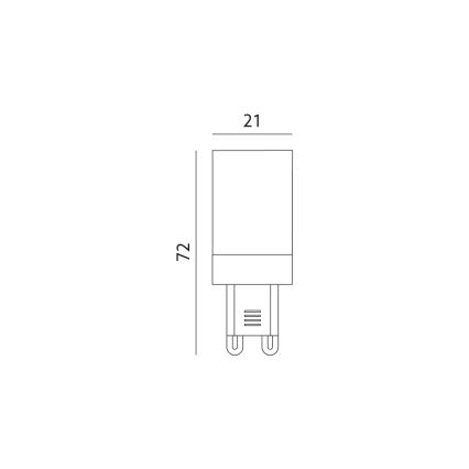 LED Žarulja G9/6W/230V 3000K