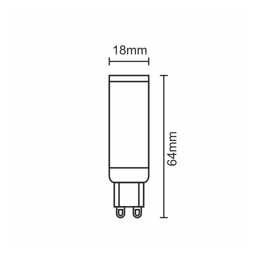 LED Žarulja G9/7W/230V 4000K
