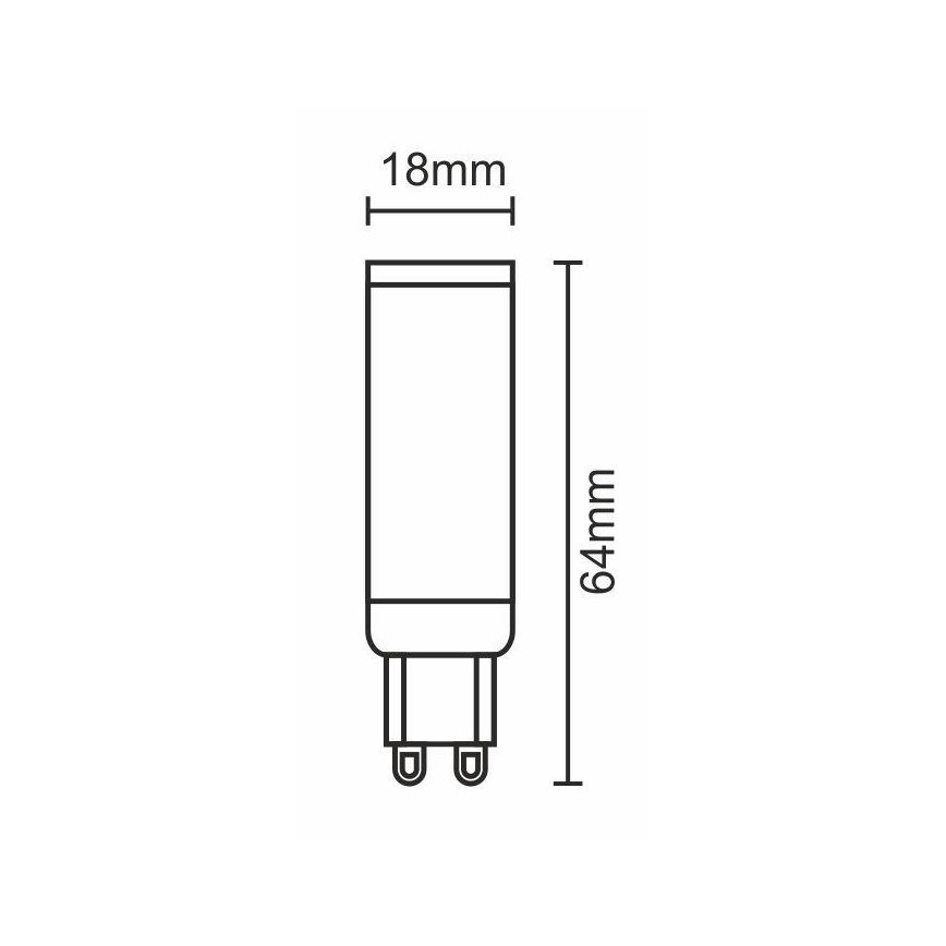 LED Žarulja G9/7W/230V 6000K