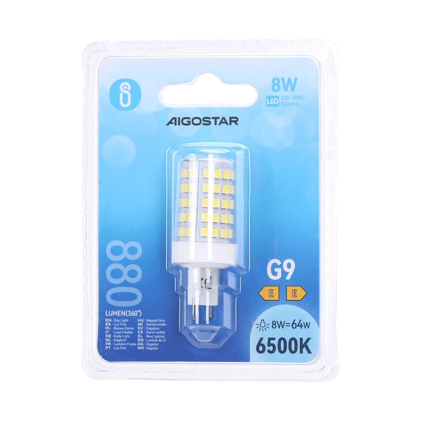 LED žarulja G9/8W/230V 6500K - Aigostar