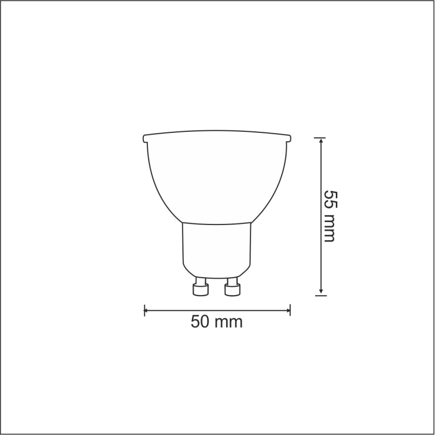 LED žarulja GU10/3,5W/230V 6400K